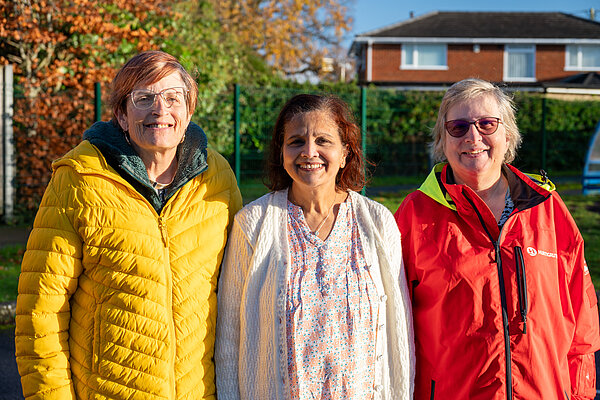 Rachelle, Chetna and Prue